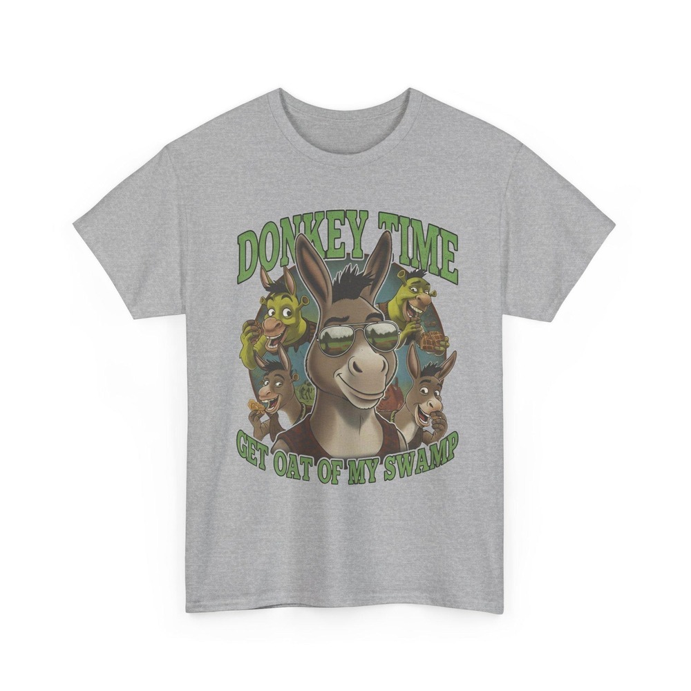 Shrek Time T-Shirt Cartoon Shrek Illustration, _Get Out Of My Ground